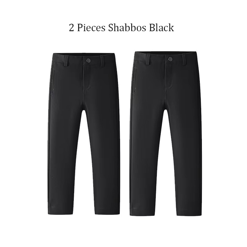 Black & Navy Stretch Trousers – Black Shabbos — image 6