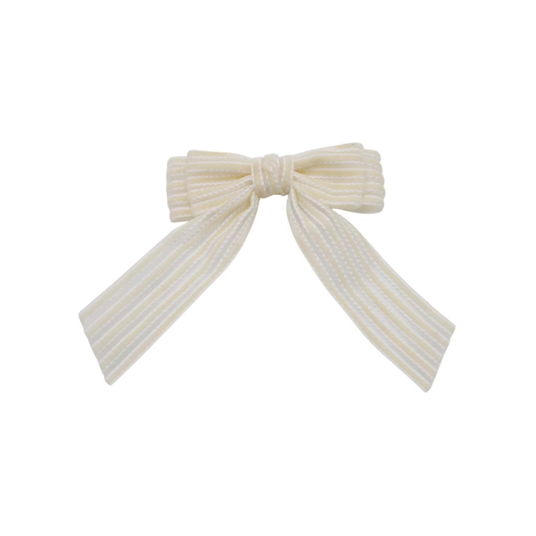 Black Velvet Bow Headband Medium Hair Clip — image 7