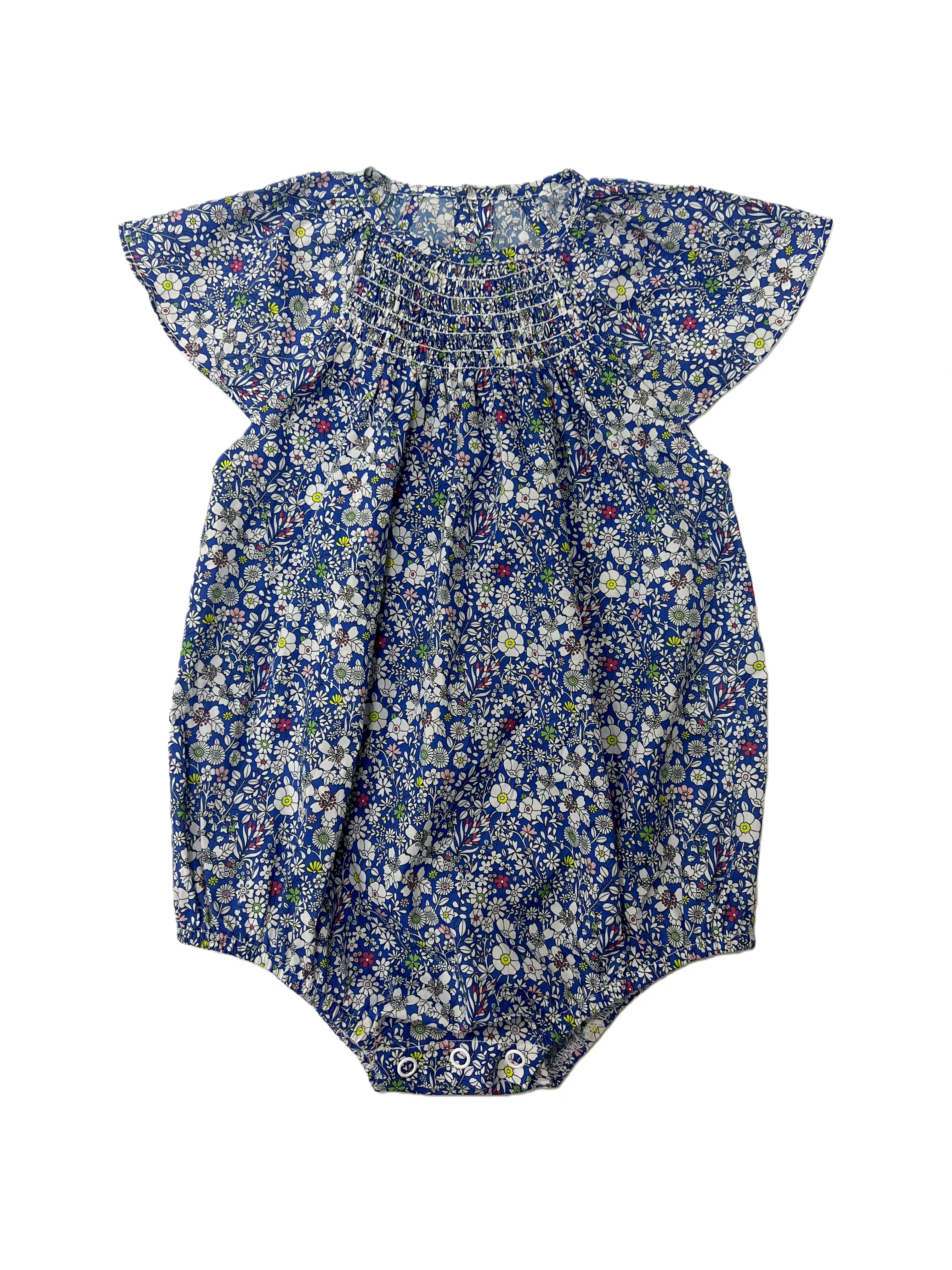 Smocking Floral Collection – Baby Girl Romper