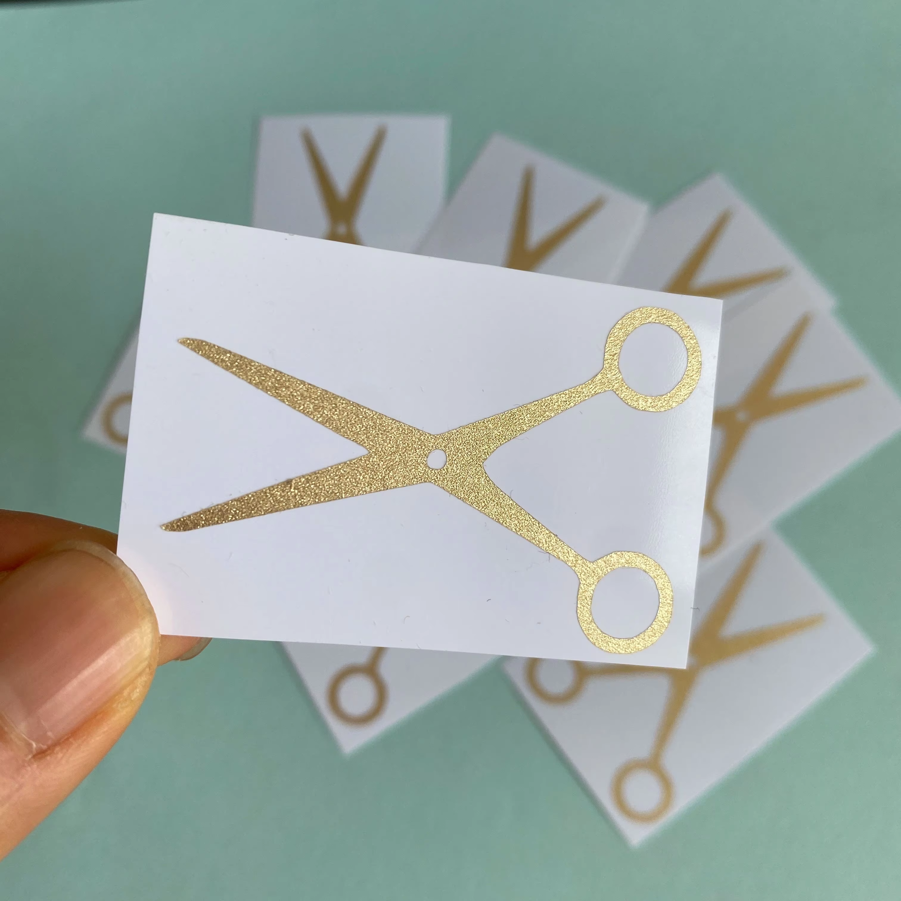 Gold Scissors Upsherin Stickers — image 6