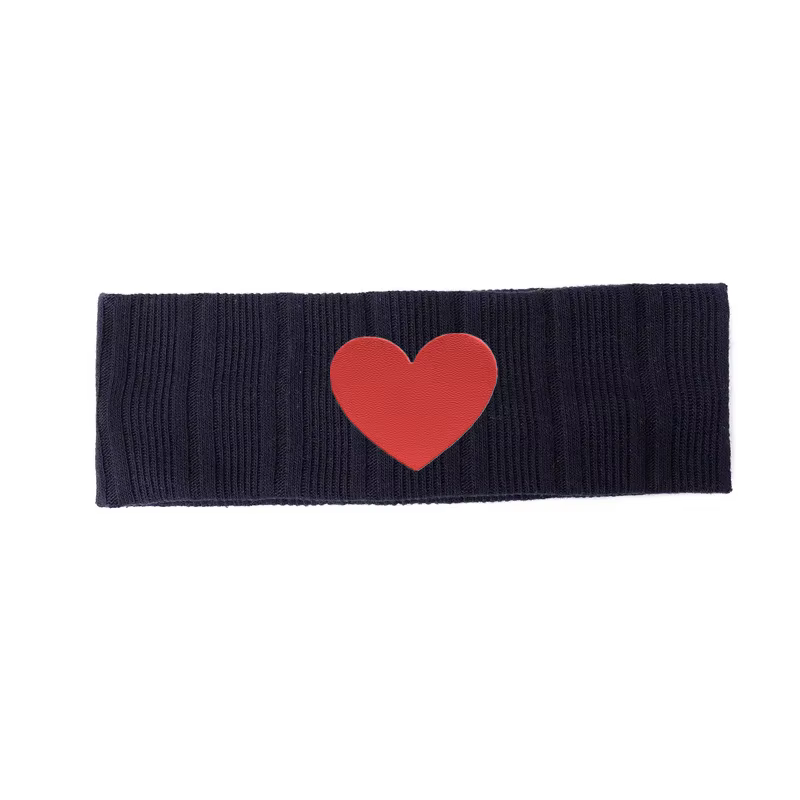 Chenille Heart Patch Headband — image 5