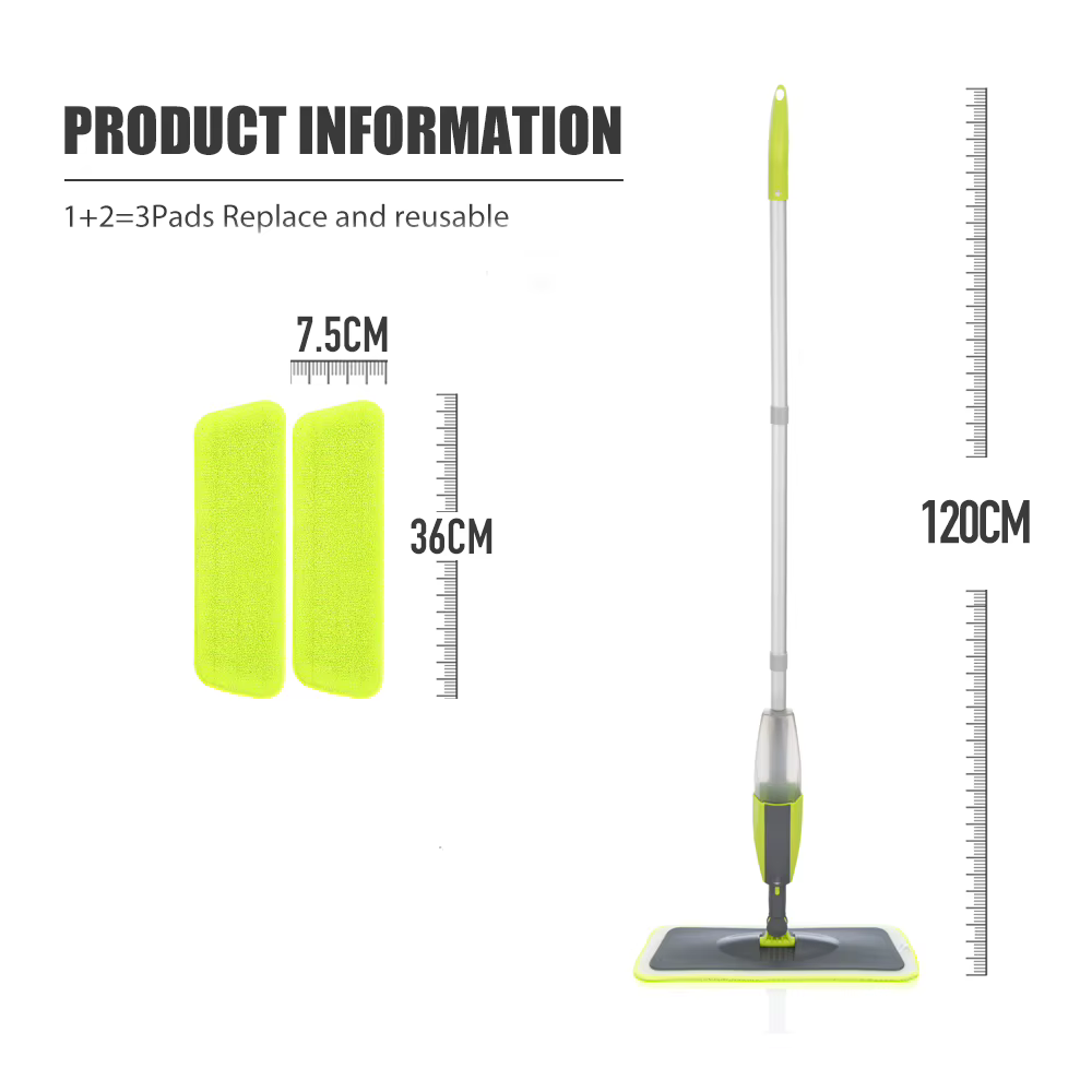 Spray Floor Mop with Reusable Pads — image 12