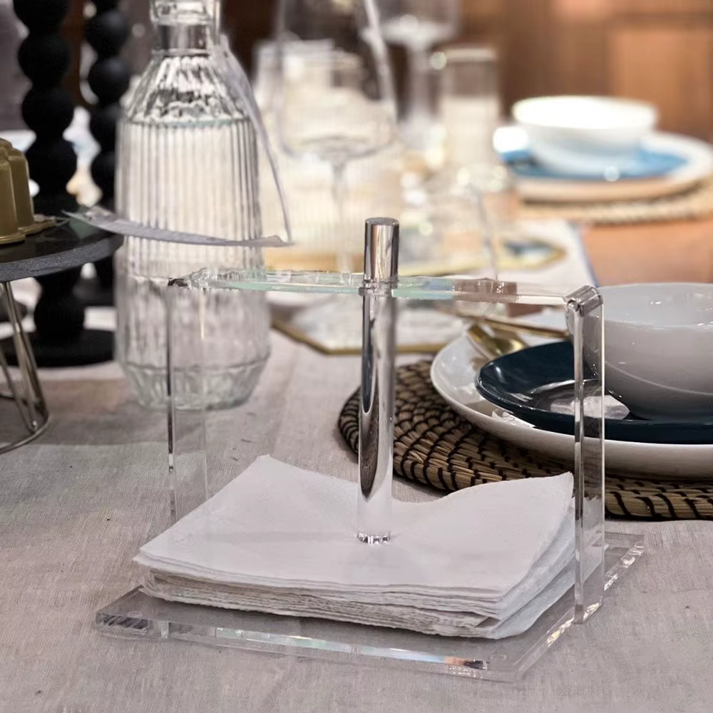 Clear Lucite Napkin Holder — image 5