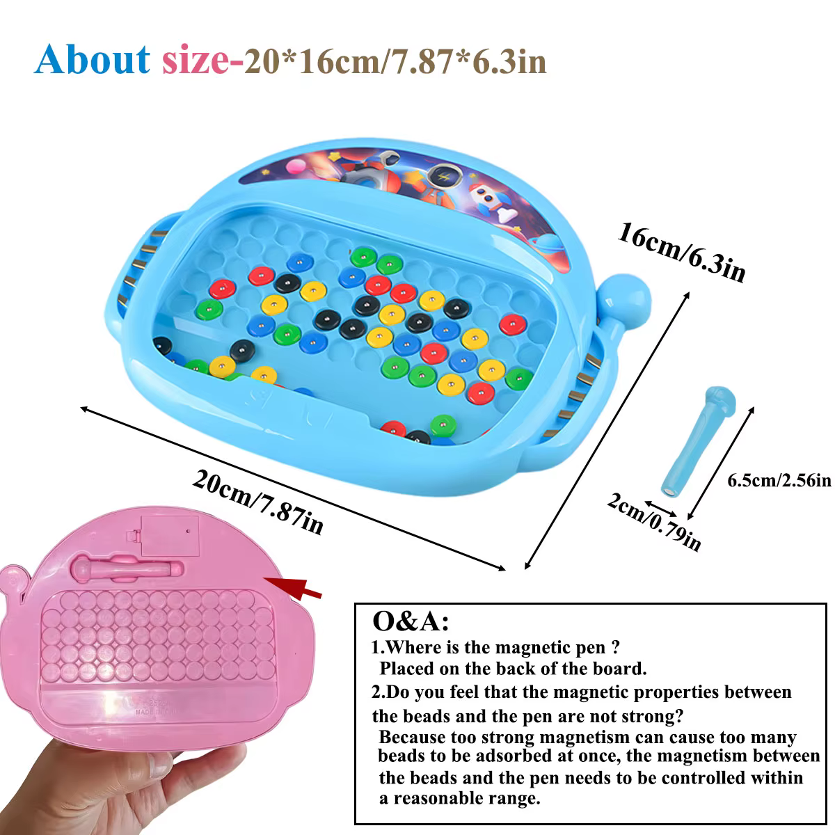 Magnetic Bead Doodle Board — image 3