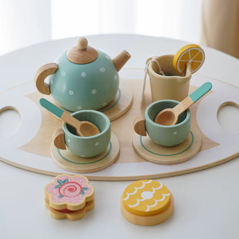 Wooden Tea Set — image 2