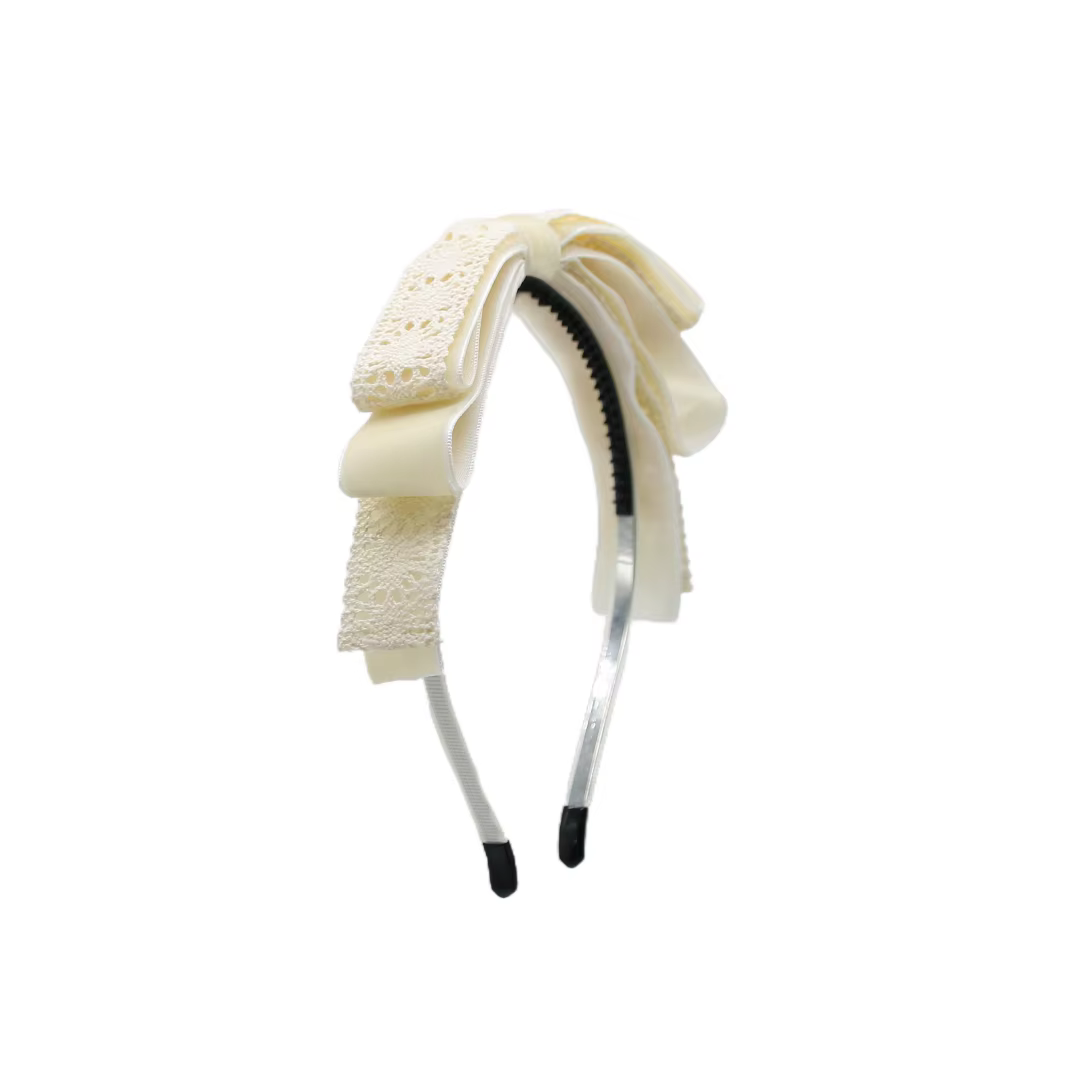 Lace Velvet Bow Headband Headband — image 4