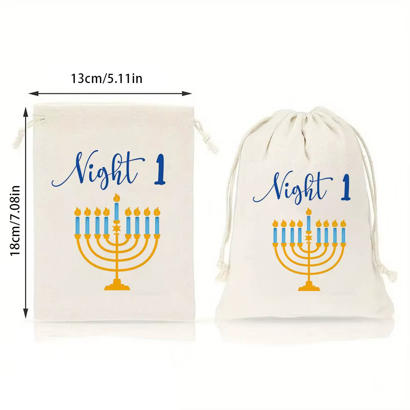Canvas Night 1–8 Gift Pouches – Style B — image 2