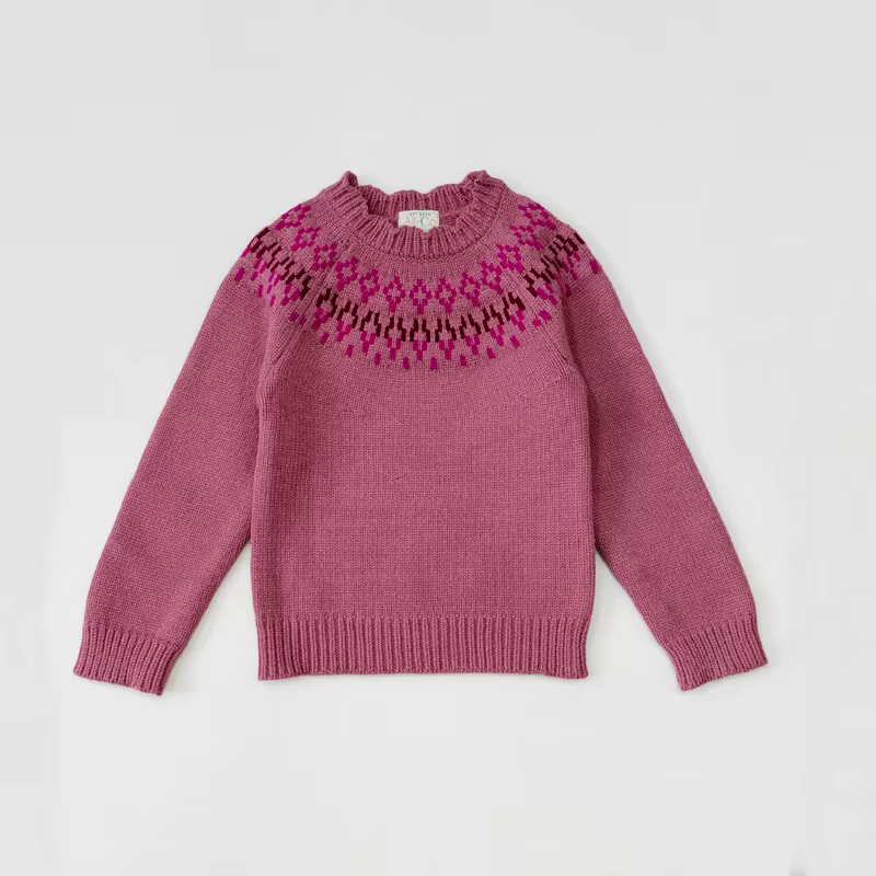 Knit Shabbos – Girls Sweater – Ali & Co AW26