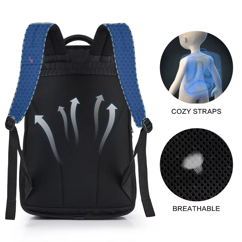 OIWAS Laptop Backpack – Black — image 4