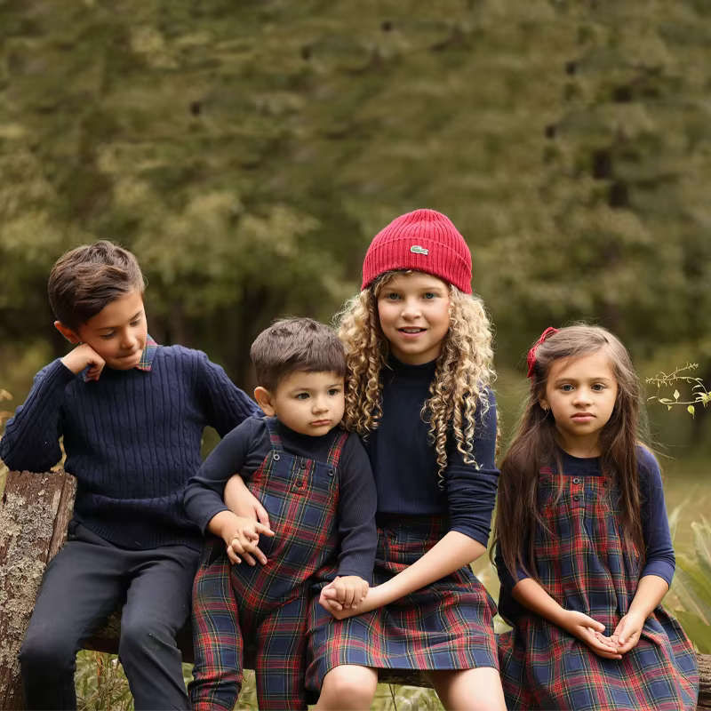 Ali & Co Prep Plaid AW26 family matching collection