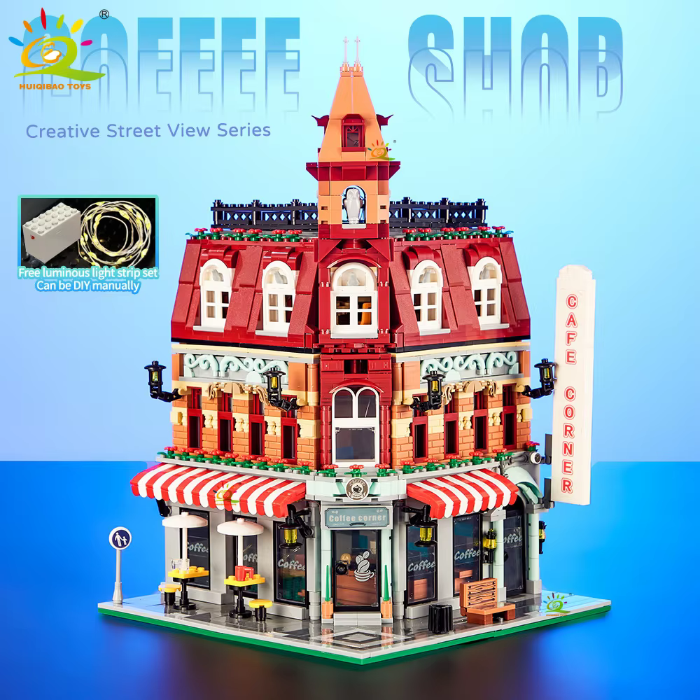 Corner Coffee Shop Brick Set — image 4