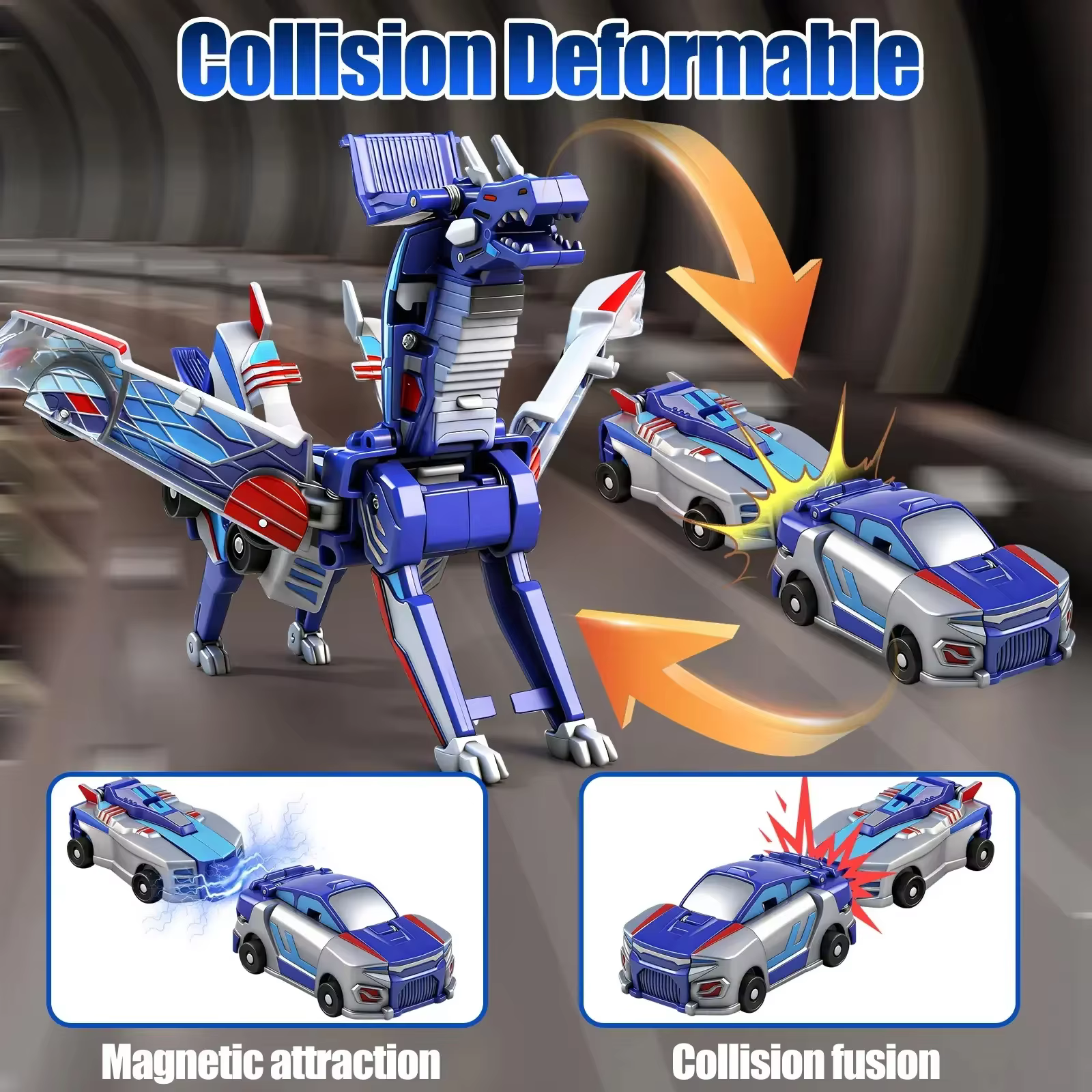 Magnetic Crash Transforming Car — image 3