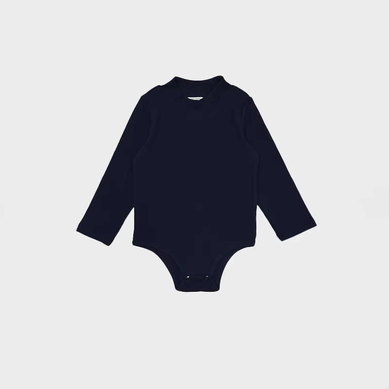 Essentials Collection – Navy Ribbed Onesie