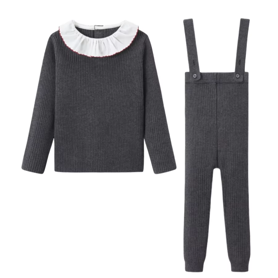 Grey Sailor Collection – Knit Girl Set