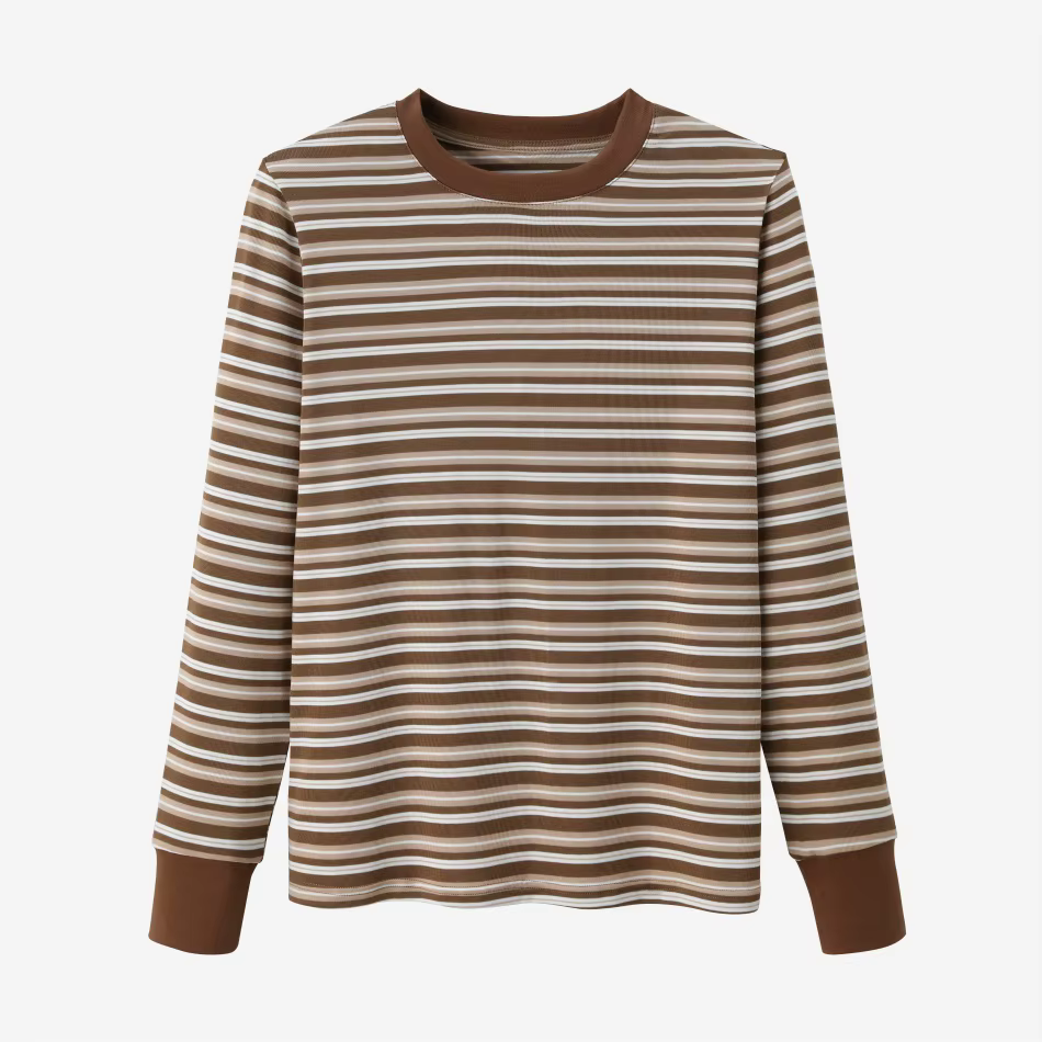 High Stretch Striped Comfortable – Brown