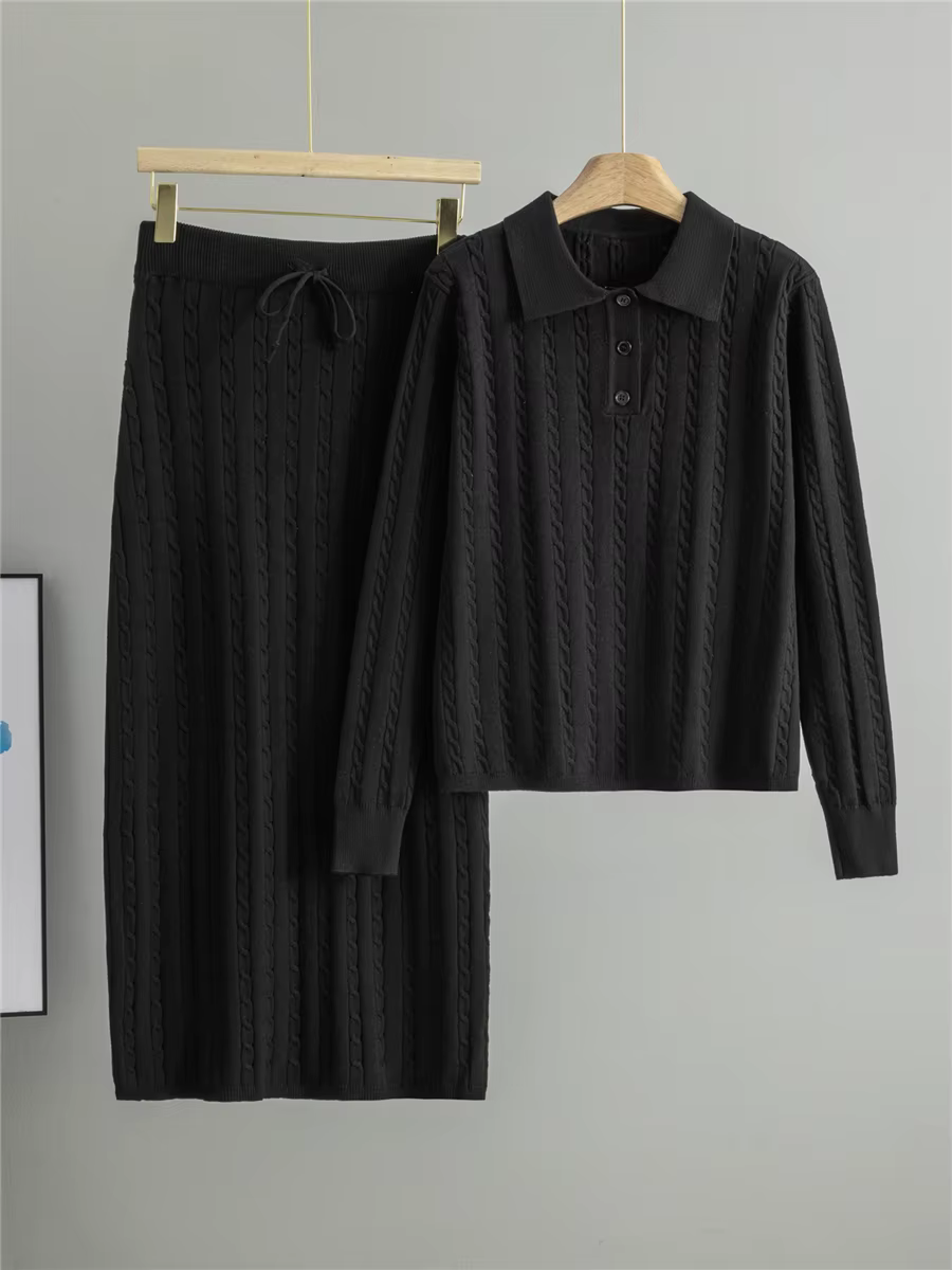 Knit Sweater & Maxi Skirt Set — image 5