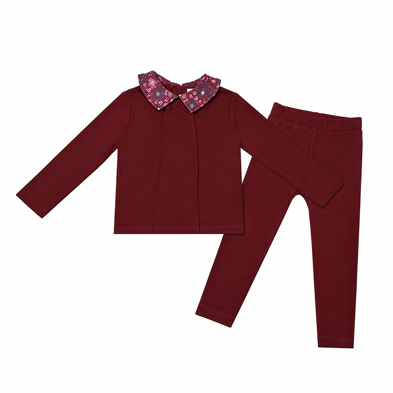 Shabbos Floral Collection – Cardigan Burgundy — image 3