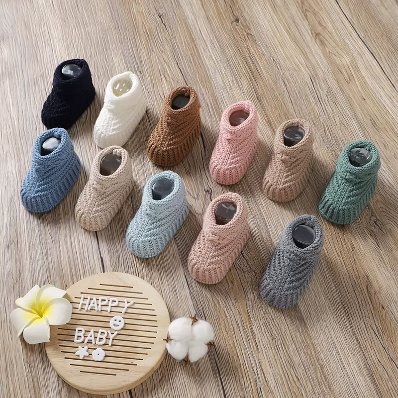 Newborn Baby Shoes Knitted Toddler Bedding Clothes Accessories 0-18M