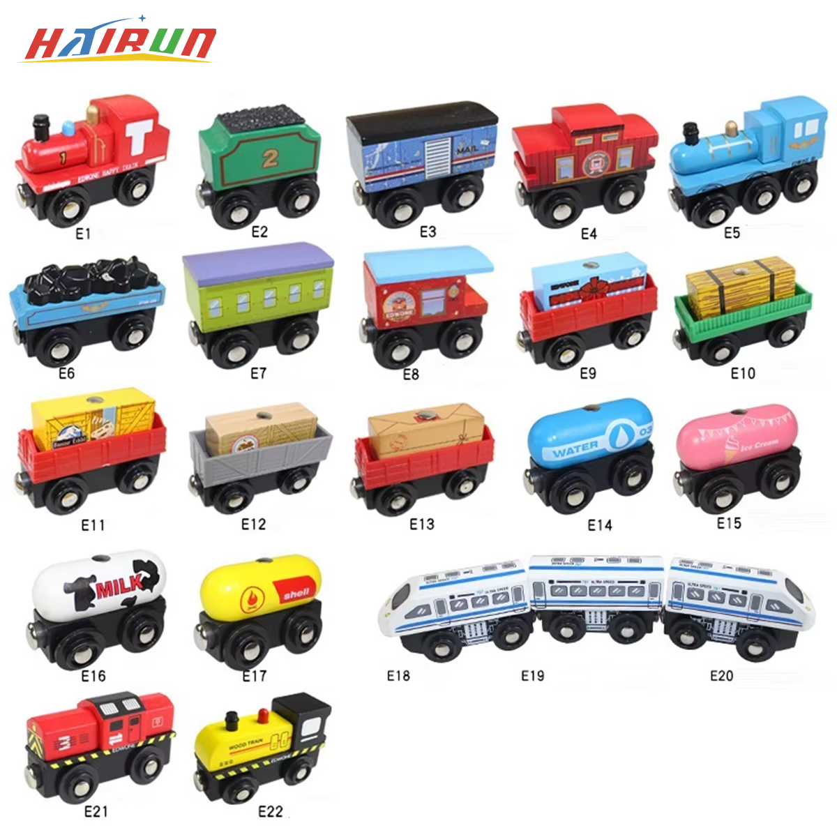 Wooden Magnetic Train