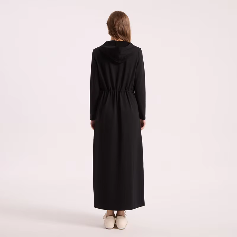 Ali Affordable – Green Dress Hoodie Maxi Dress — image 5
