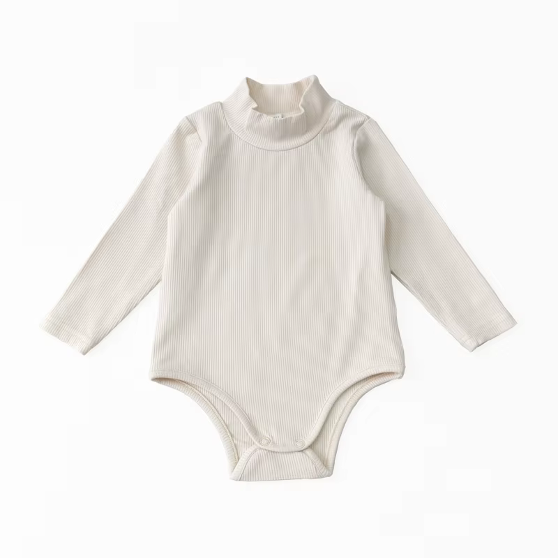 Essentials Collection – Ribbed Onesie Cream