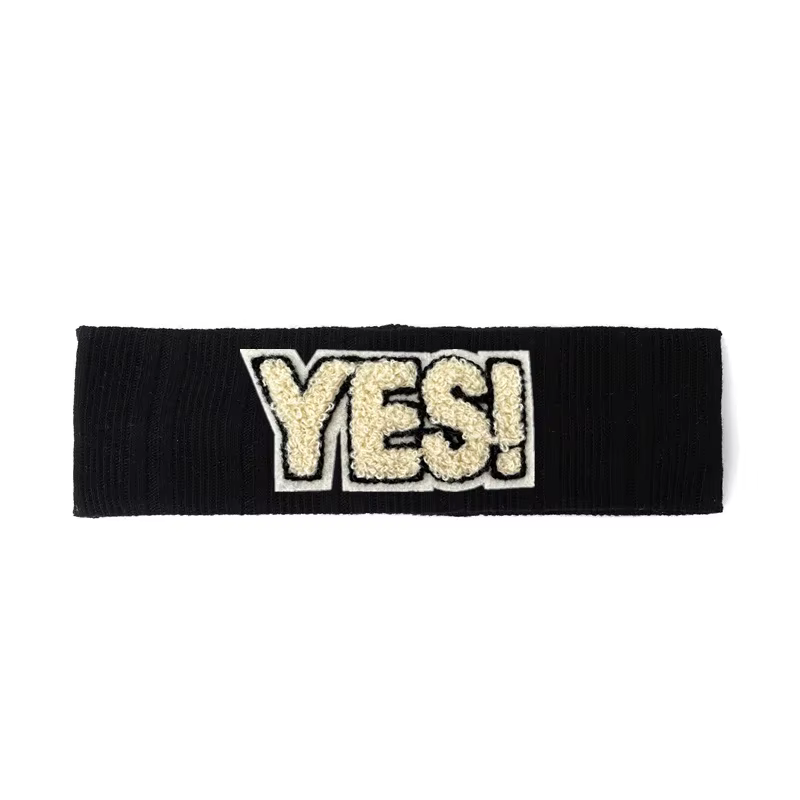 Chenille YES Patch Headband