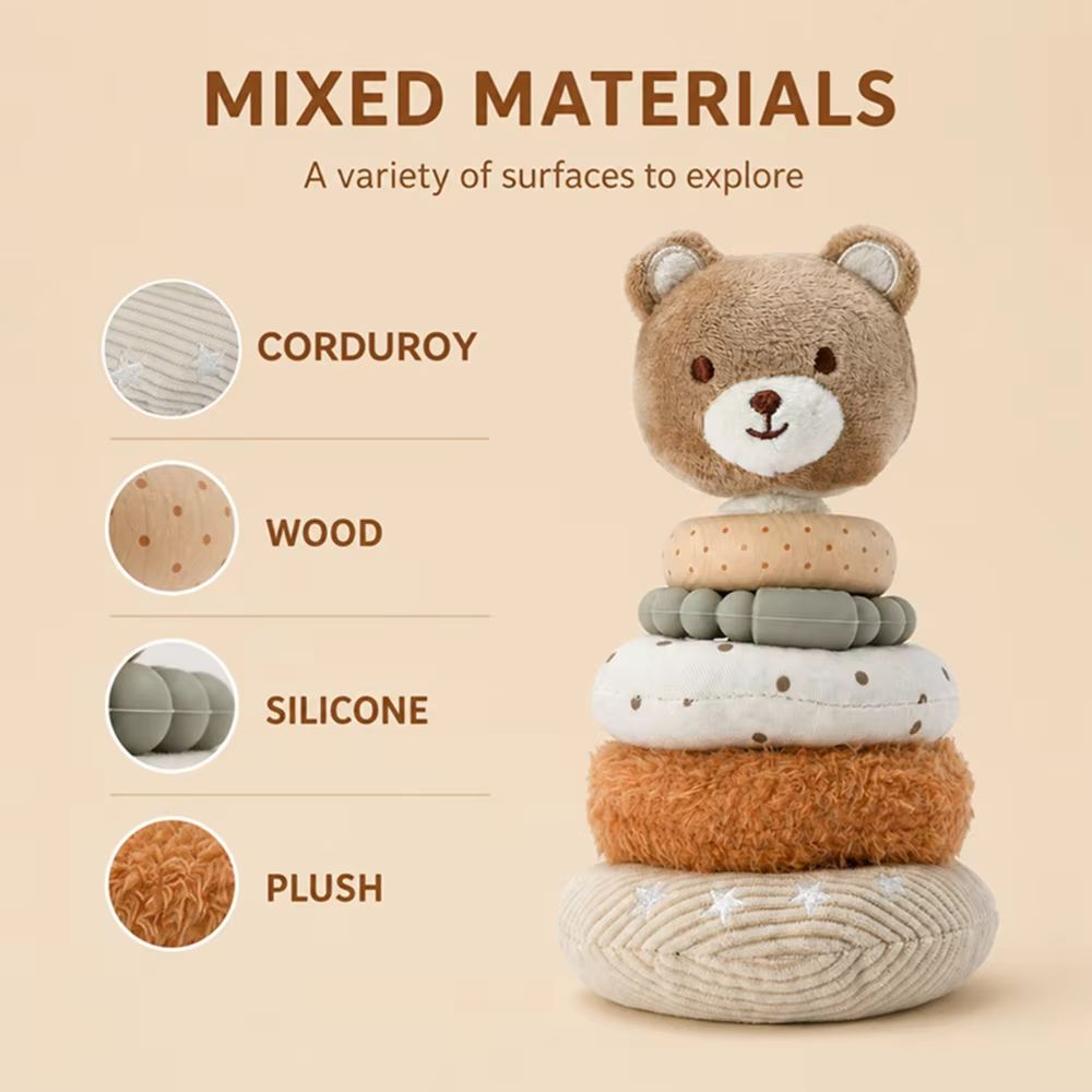 Plush Animal Stacking Rings — image 6