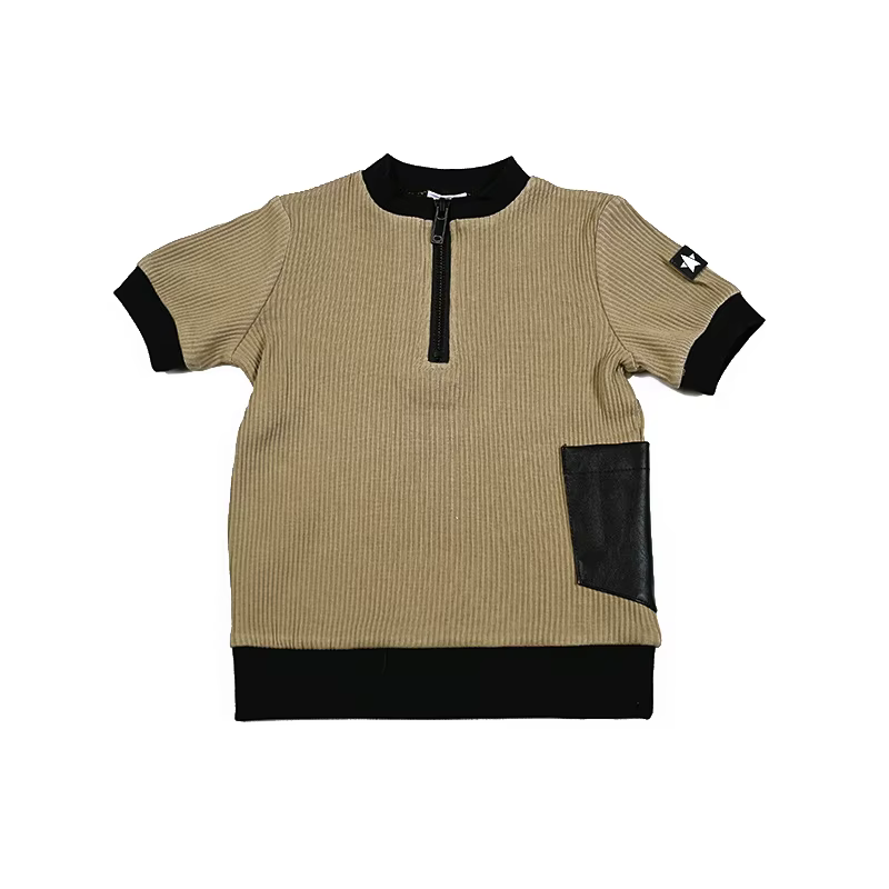 Leather Pocket Ribbed Collection family matching collection