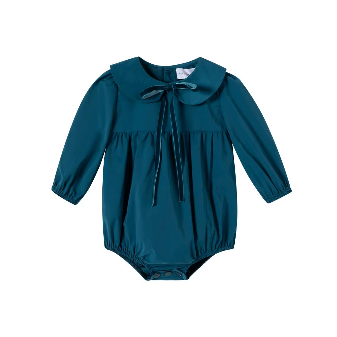 The Teal Tafetta Collection – Blue Baby Romepr