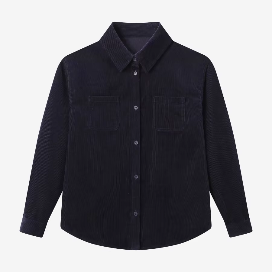 Corduroy + Sweatshirt Collection – Corduroy Navy Shirt