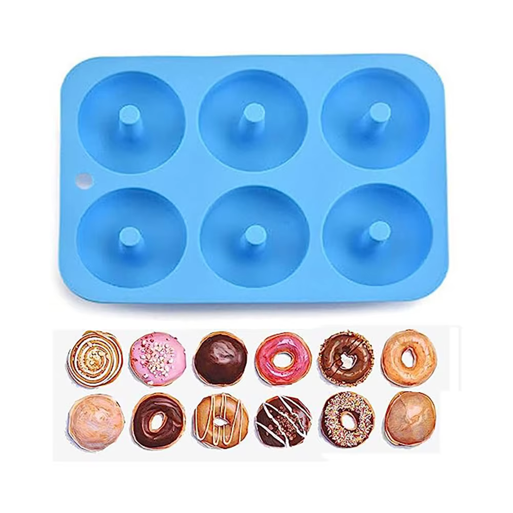 6-Cavity Silicone Donut Mould — image 2