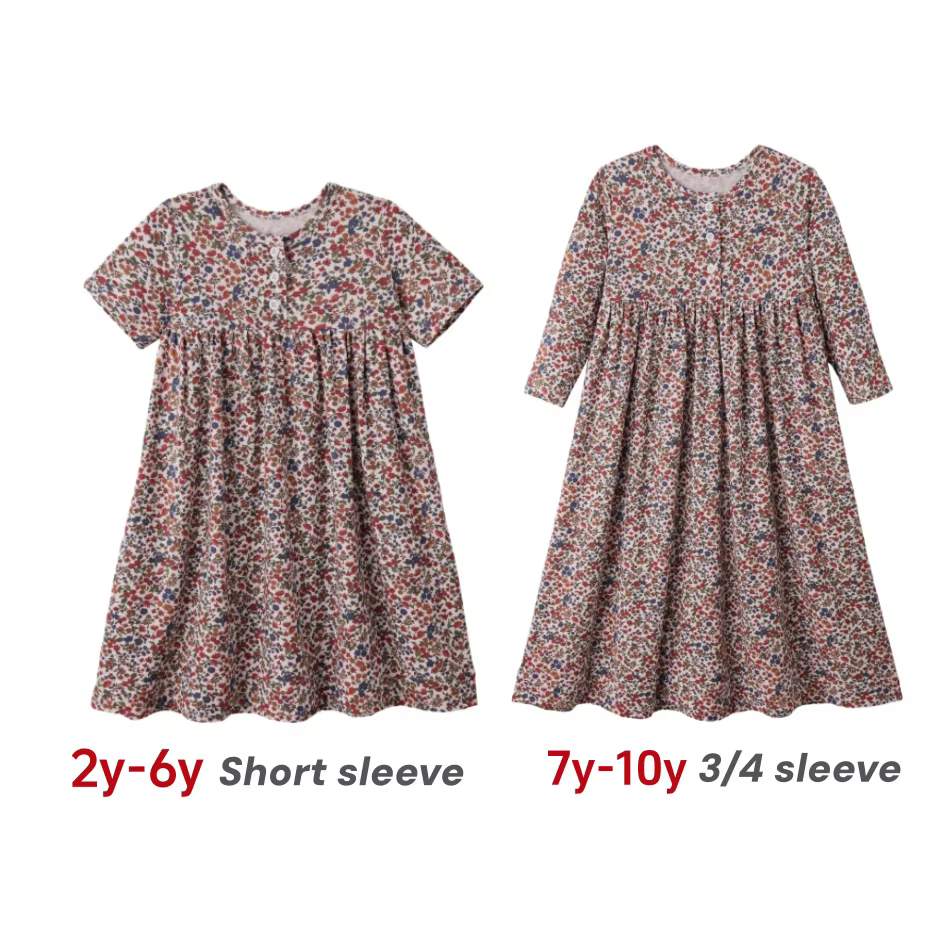 Black Denim Collection – Floral Dress