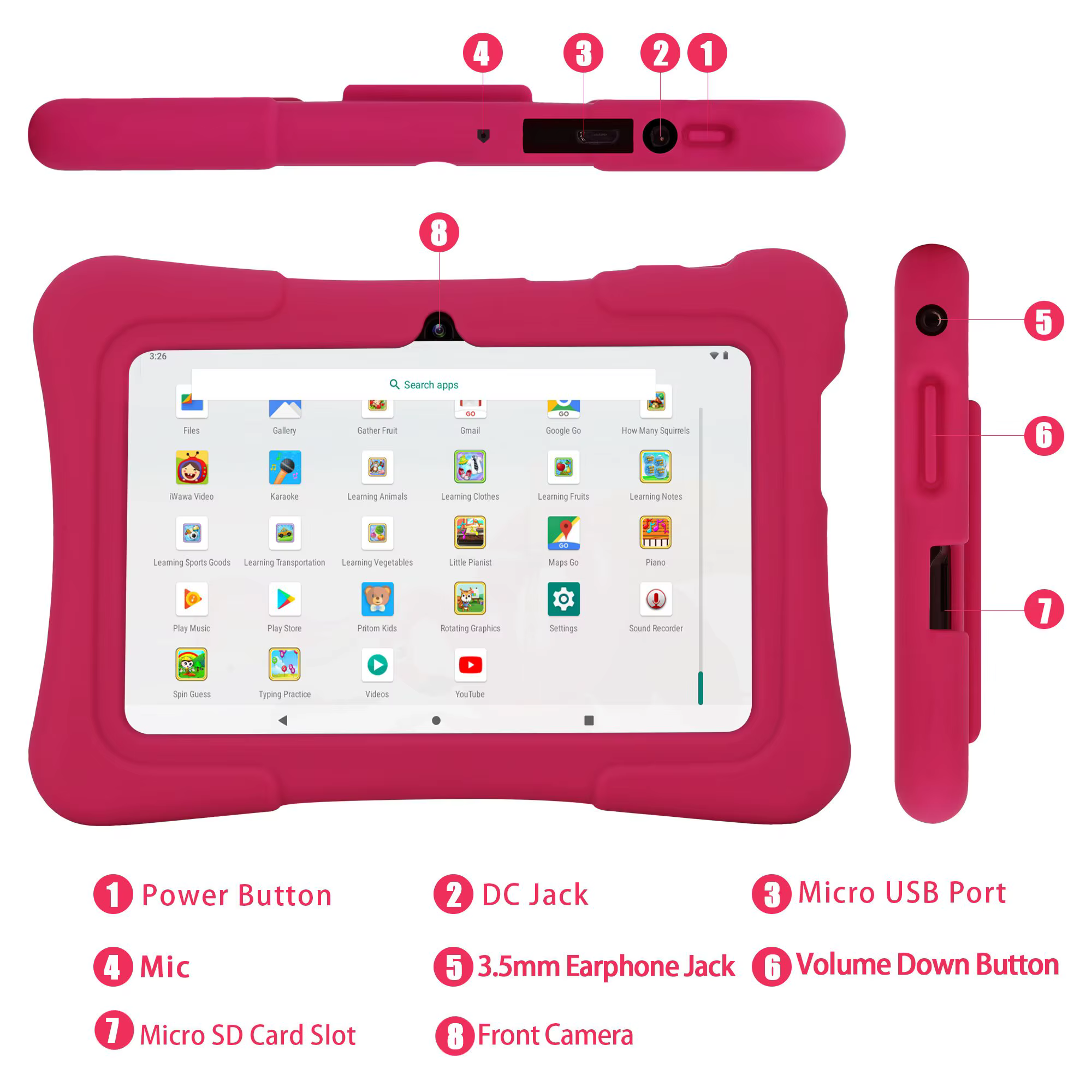 Kids’ Tablet (7 inch) – Dark blue — image 2