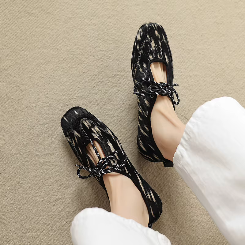 Animal Print Mary Jane Flats — image 6
