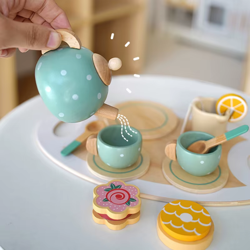 Wooden Tea Set — image 3
