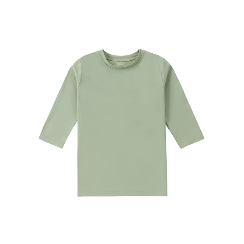 Washed Green Denim Fringe Collection – 3qtr Sleeve