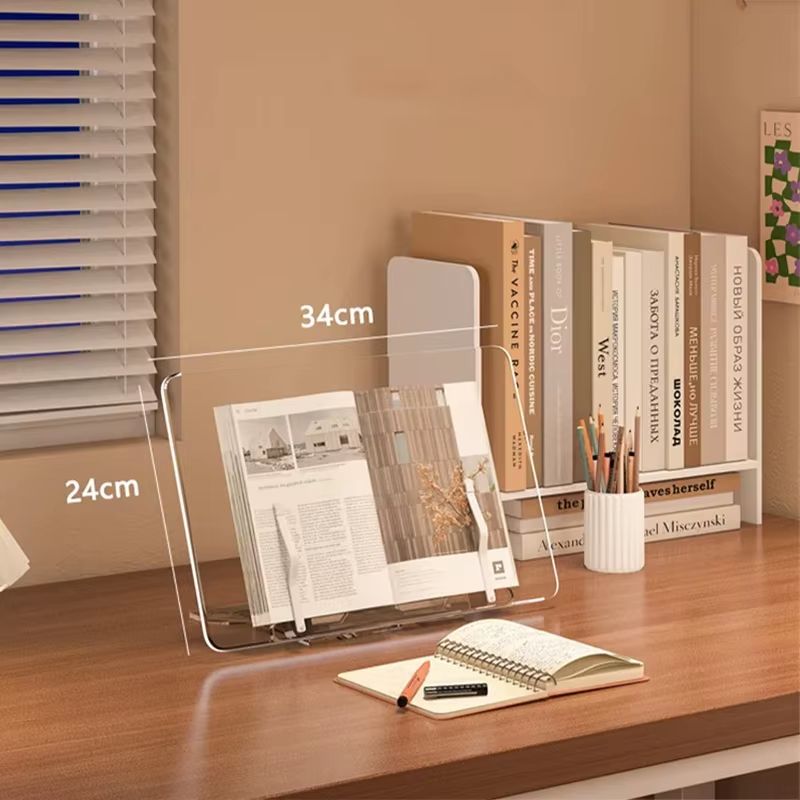 Clear Acrylic Adjustable Reading Stand