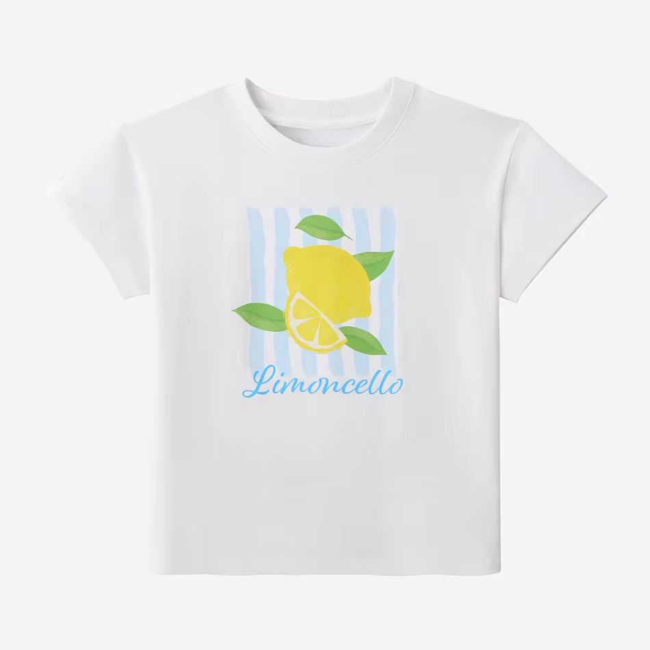Print Lemon Collection – Girls Tee Short