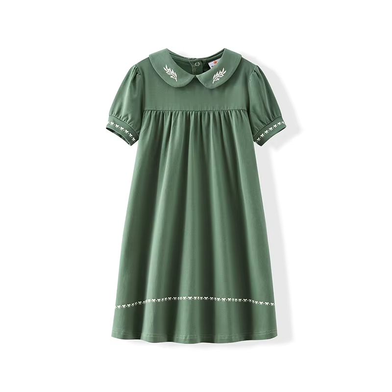 Green Shabbos Robe Set – Short Knee Dress