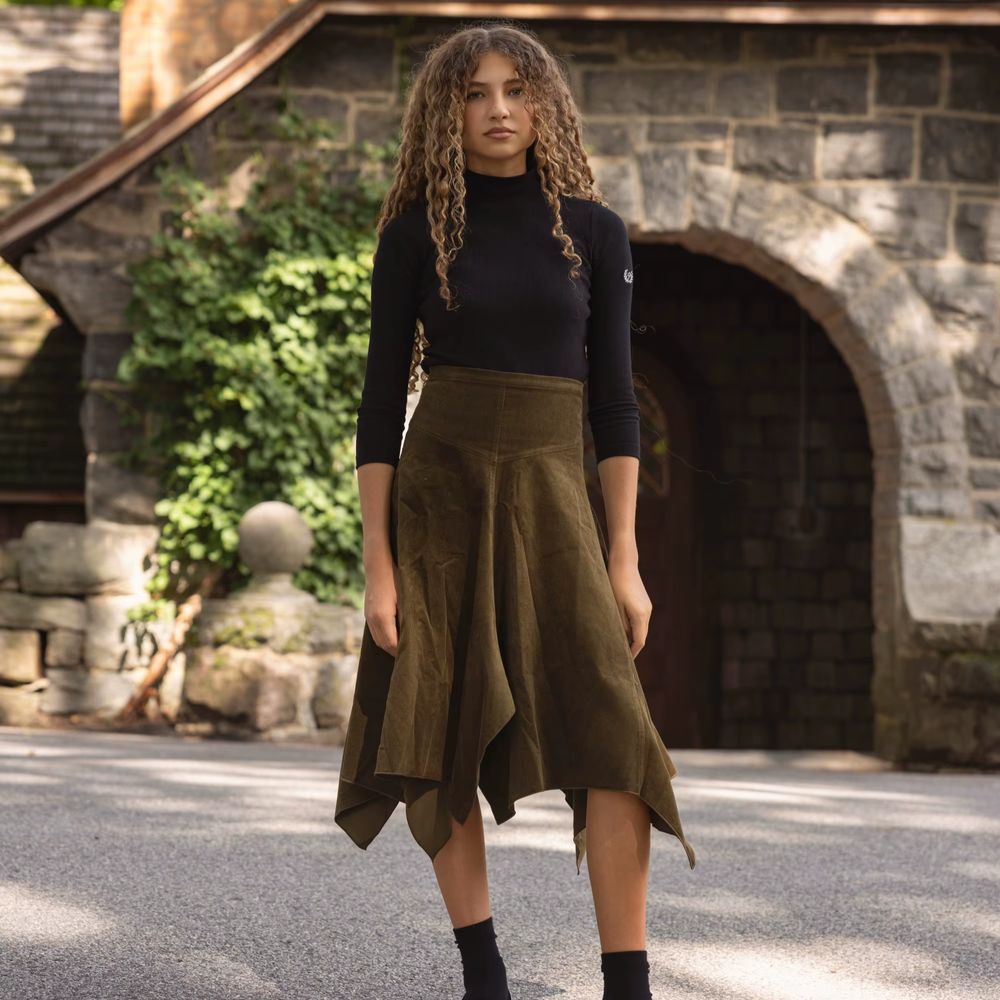 Deep Olive Corduroy Collection – Deep Olive Corduroy Dress