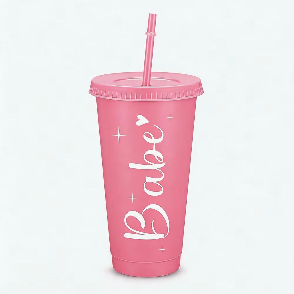 Babe Tumbler with Straw