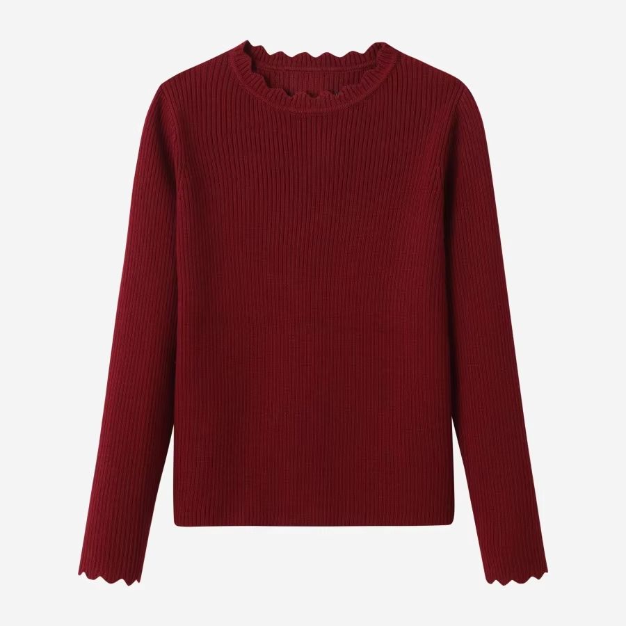 Burgundy Collection – Girls Knit Top