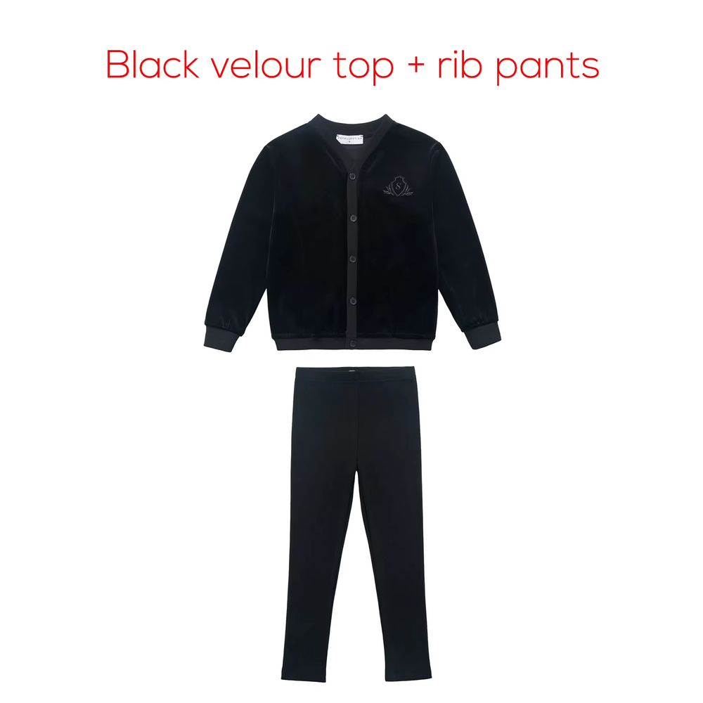 Velour Robe Collection – Black Boy Set – Ali Specials AW26