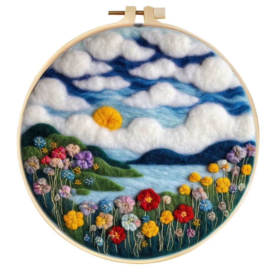 Landscape Wool Felting Kit – Design 284