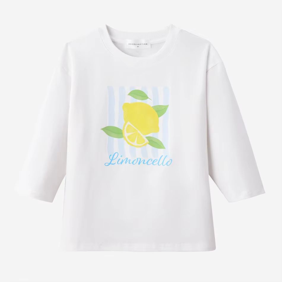 Print Lemon Collection – 3 Quarter Girls Tee