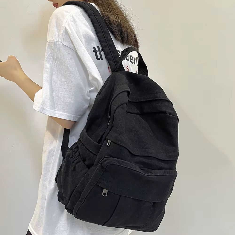 Vintage Fabric School Bag