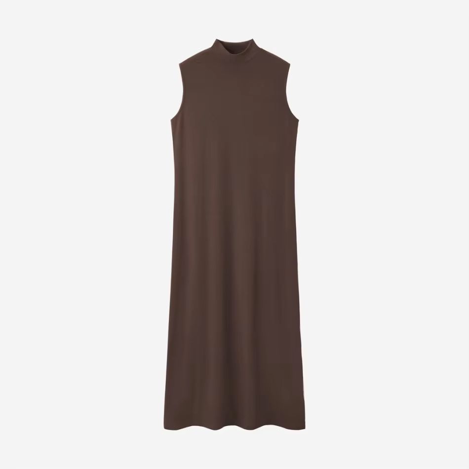 Cableknit & Rib Dress Collection – Brown Rib Dress – Ali Specials AW26