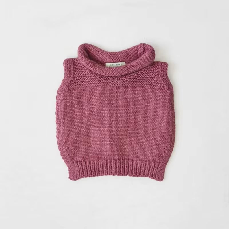 Knit Shabbos – Mini Bib Pink – Ali & Co AW26