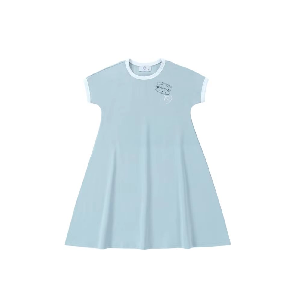 Ringer Stamp Jersey Cotton Collection – Short Sleeve Dress
