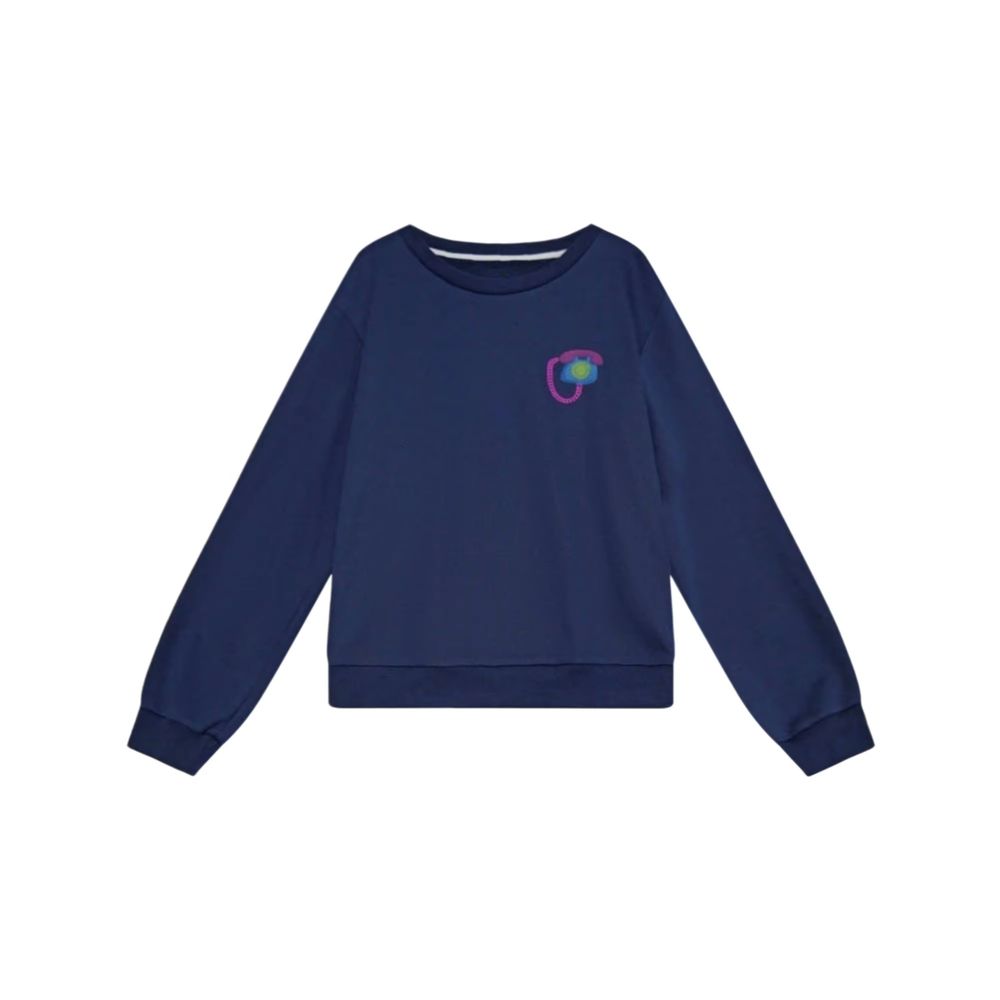 Telephone Print Collection – Girls Sweatshirt – Barcali AW26